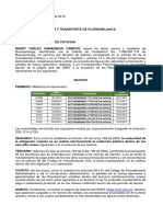 MODELO DERECHO DE PETICION-CADUCIDAD COMPARENDOS-Luz Mary