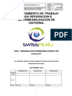 Swp-Pt-Hpubp-18. Procedimiento de Reparacion de La Cisterna e Impermeabilizacion