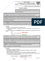 Ficha de Apoio - Axiomatica Da Geometria9 Ano PDF