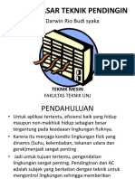 Prinsip Teknik Pendingin