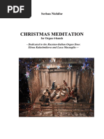 Serban Nichifor: Christmas Meditation For Organ 4-Hands