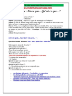 Dialogue en Français :faire Et Dire Est-Ce Que... Qu'Est-ce Que...