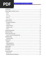 Contents Table Hardware Store Business Plan