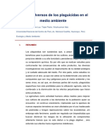 Efectos Adversos de Los Plaguicidas en El Medio Ambiente