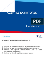 Lección VI Agentes Extintores