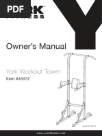 York Workout Tower Manual