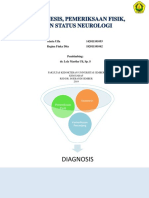 Anamnesis, Pemeriksaan Fisik, Dan Status Neurologi