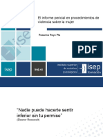 El Informe Pericial en Procedimients de Violencia Sobre La Mujer PDF