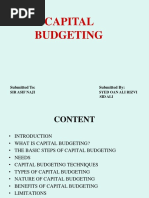 Capital Budgeting