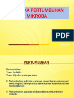 Kinetika Pertumbuhan Mikroba