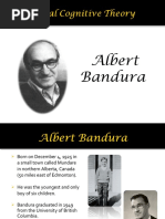 Albert Bandura's Social Learning Theory