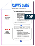 BJMP RECRUITMENT PROCESS Flowchart 2019 PDF