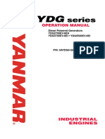 Yanmar YDG3700 Owner and Operations Manual PDF