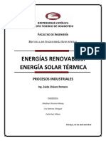 Informe de Energia Solar Termica