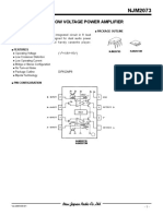 Hoja de Datos Del Circuito Integrado JRC2073D