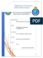 Teorema de Bartlett y Cuadripolos