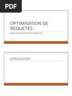 Optimisation de Requetes