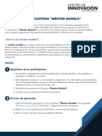 CONVOCATORIA - Mentor Modelo