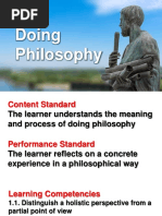 Doing Philosophy