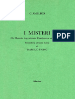 Giamblico - I Misteri (De Mysteriis Aegyptiorum, Chaldaeorum Et Assyriorum) - Secondo La Versione Latina Di Marsilio Ficino-Sebastiani (2018)