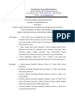 4.1.2.2. SK Budaya Mutu Keselamatan Pasien Dalam Pelayanan Klinis