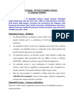 Embedded Systems - Unit I - Notes