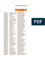 FINALISTAS 2019 Olimpiadas Matematicas