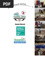 Commonwealth Youth Games Samoa 2015 Squash Manual