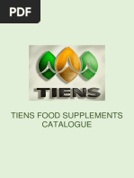 Tiens Food Supplements Catalogue