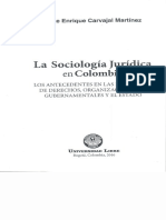 Sociologia Juridica en Colombia - Jorge Carvajal PDF