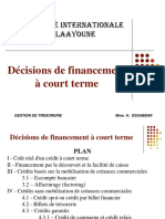 Chapitre 4 Décisions de Financement