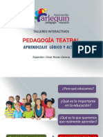 Pedagogia Teatral Aprendizaje Lúdico y Activo