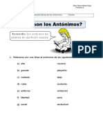 ANTÓNIMOS