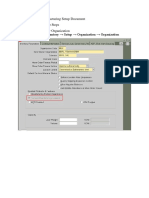 Oracle Process Manufacturing Setup Document