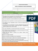 Check List Bodega Gases Comprimidos MPM