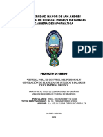 Sistema para El Control de Planillas de Sueldos PDF