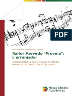 Resumo Nailor Azevedo Proveta o Arranjador Caracteristicas Dos Arranjos de Nailor Azevedo Proveta para Big Band Erica Masson Rafael Dos Santos