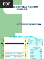 Proceso Contable y Sistema Contable