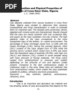 Properties of Clay