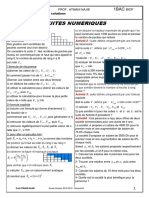 Les Suites Numeriques Cours Ma PDF