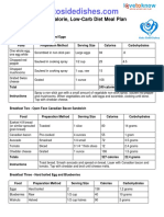 1200 Calorie Low Carb Diet Meal Plan PDF