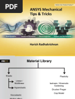 ANSYS Mechanical Tips-Tricks - Radhakrishnan