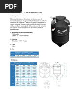 Especificaciones Tecnicas Biodigestor