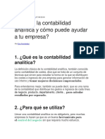 Contabilidad Analitica