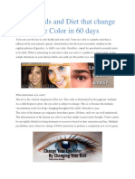 Diet Can Change Eye Color in 60 Days PDF