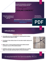 Self Healing Concrete Seminar