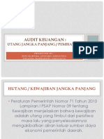 Audit Keuangan Utang Jangka Panjang Atau Pembiayaan