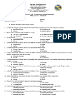 SUMMATIVE TEST IN MAPEH 6 (2nd Quarter)