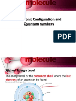 STM 124 Electronic Configuration and Quantum Numbers