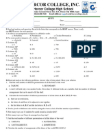 Probability Quiz